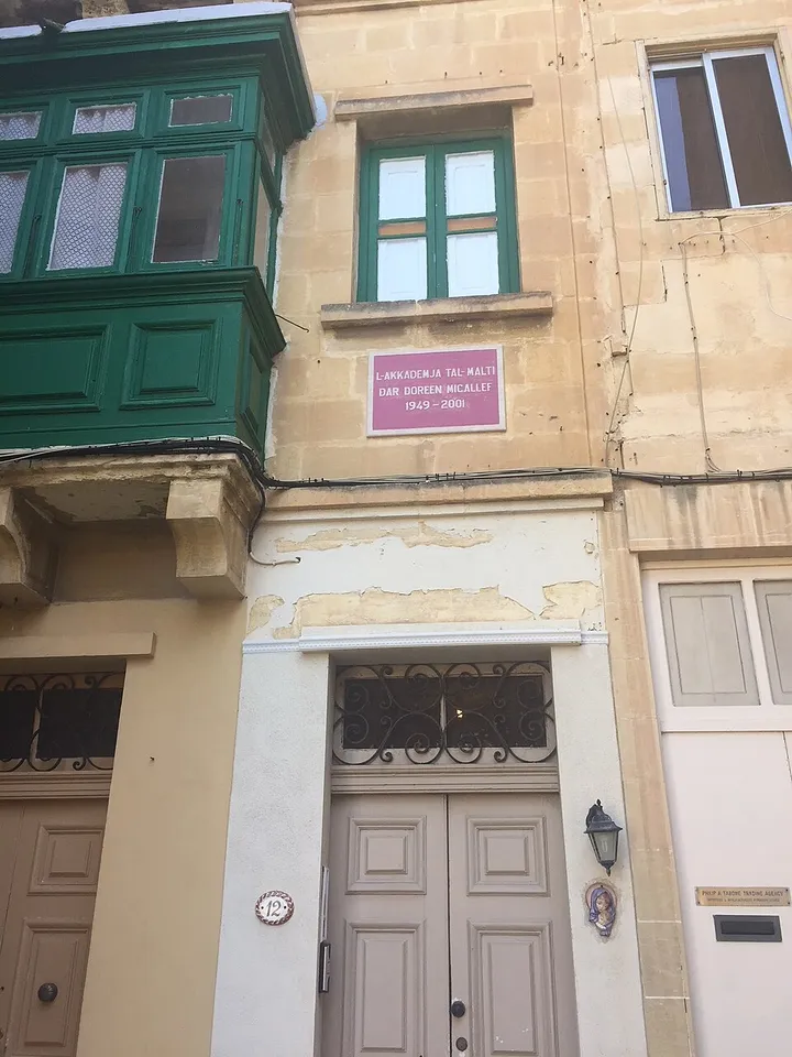 Għall-kuntest: Id-dar fejn kienet tgħix Doreen Micallef, il-Belt Valletta.