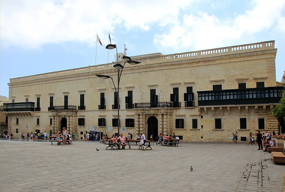 Context: The present Grand Master’s Palace, Valletta.