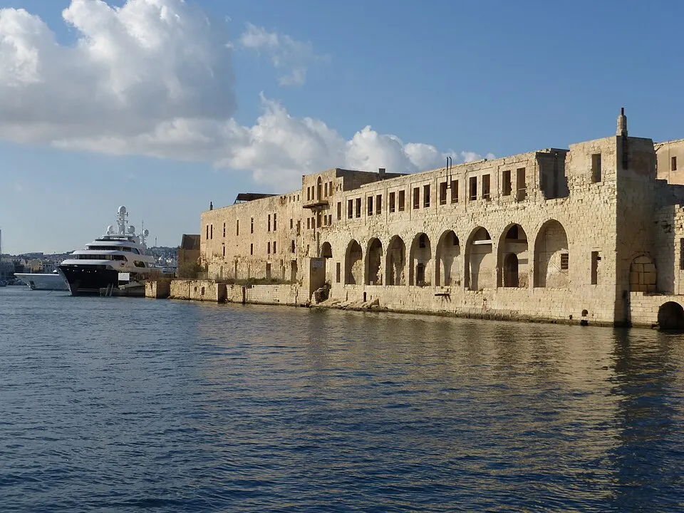 The former Lazzaretto on Manoel Island.