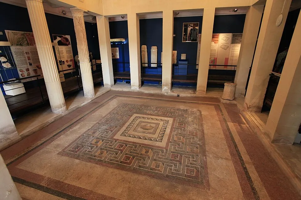Mosaic in the Domvs Romana.