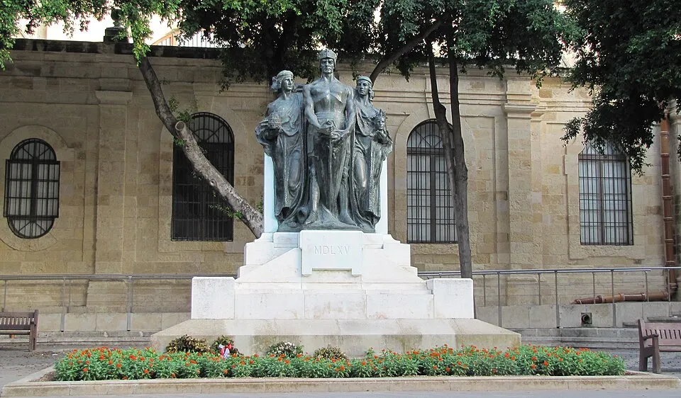 The Great Siege Monument, Valletta.