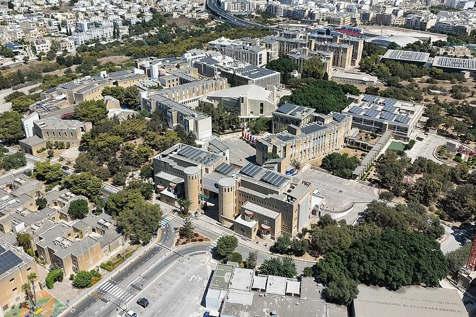 Context: The modern University of Malta campus in Msida.