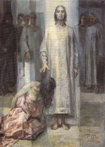 Għall-kuntest: La Benedizione, pittura ta’ Willie Apap.